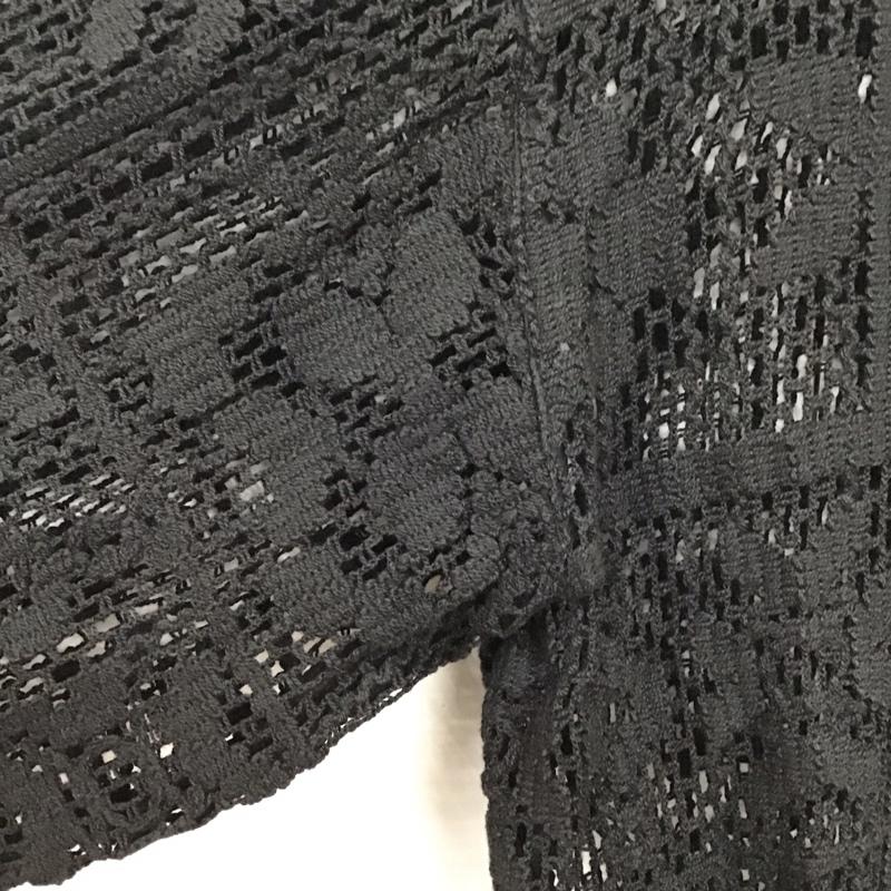 ニコアンド niko and... シャツ、ブラウス 長袖 NKN42643WS クラフトレースロングスリーブシャツ M 黒 / ブラック / レディース USED 古着 中古 10131836