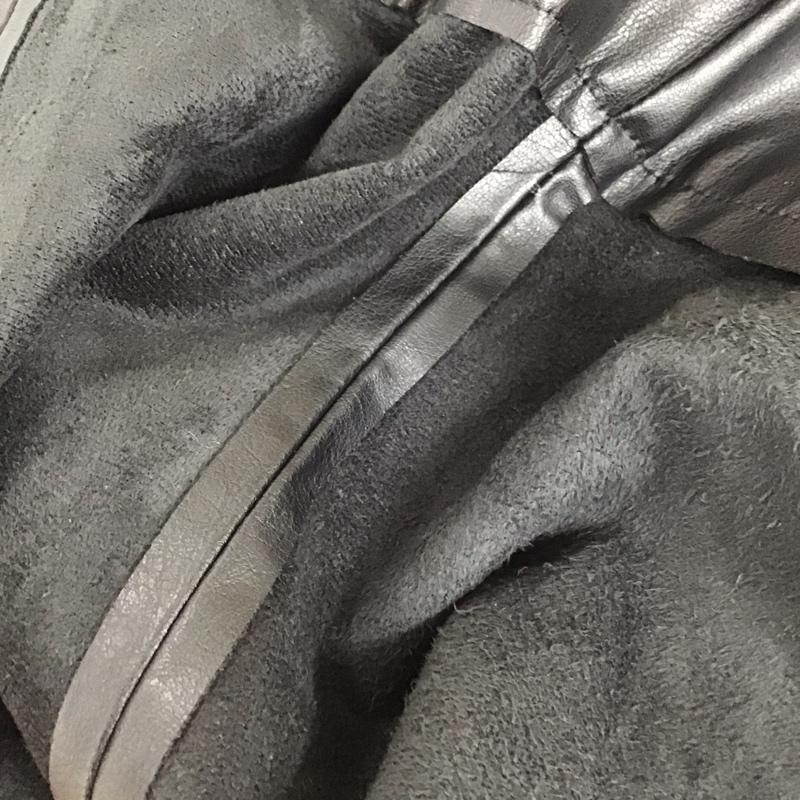 ザラ ZARA ワンピース ロングスカート 8457 560 800 フェイクレザー ジャンパースカート S 無地 黒 / ブラック / レディース USED 古着 中古 10118792