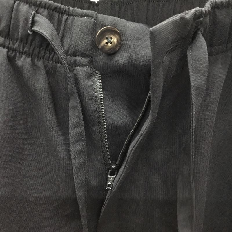 ユナイテッドアローズ UNITED ARROWS パンツ スラックス 1114-199-7683 ボトムス ワイドパンツ スラックス L 無地 黒 / ブラック / メンズ USED 古着 中古 10109426