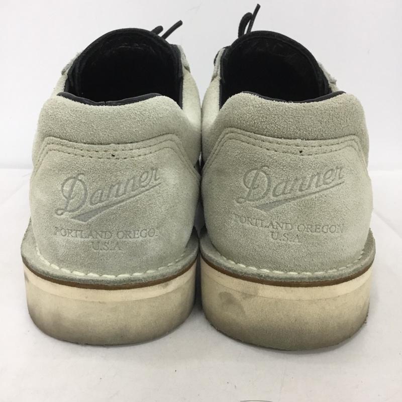 ダナー Danner カジュアルシューズ カジュアルシューズ D-4002 HOOD RIVER レザーシューズ 8 箱有 US:8 ロゴ、文字 アイボリー / アイボリー / メンズ USED 古着 中古 10137376