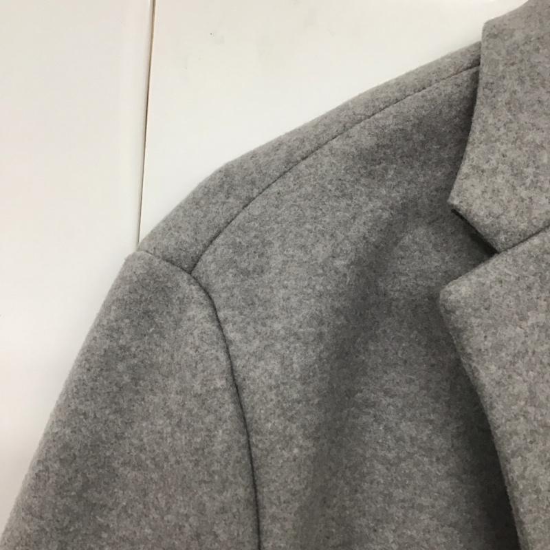 ザラ ZARA コート コート一般 長袖ロングコート アウター カジュアルジャケット L 無地 灰 / グレー / メンズ USED 古着 中古 10130553