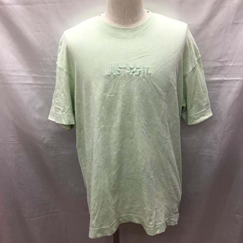ナイキ NIKE Tシャツ 半袖 cj4572-321 JDIウォッシュトップ 半袖 スポーツウェア M ロゴ、文字 緑 / グリーン / メンズ USED 古着 中古 10116848