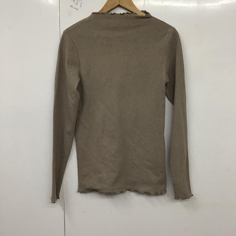 フリークスストア FREAK S STORE カットソー 長袖 長袖カットソー 無地カットソー ストレッチ FREE 無地 茶 / ブラウン / レディース USED 古着 中古 10128965