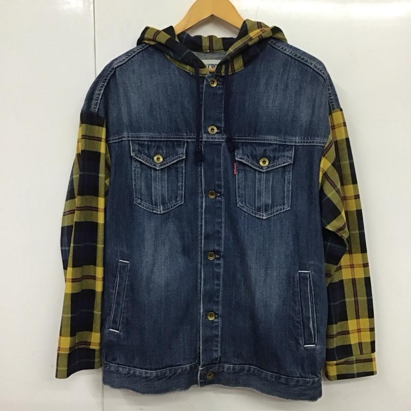 ロデオクラウンズ Rodeo Crowns ジャケット、上着 ジャケット、ブレザー 0507AC10-0610-15 M 無地 X チェック 水色 / ライトブルー / レディース USED 古着 中古 10131182