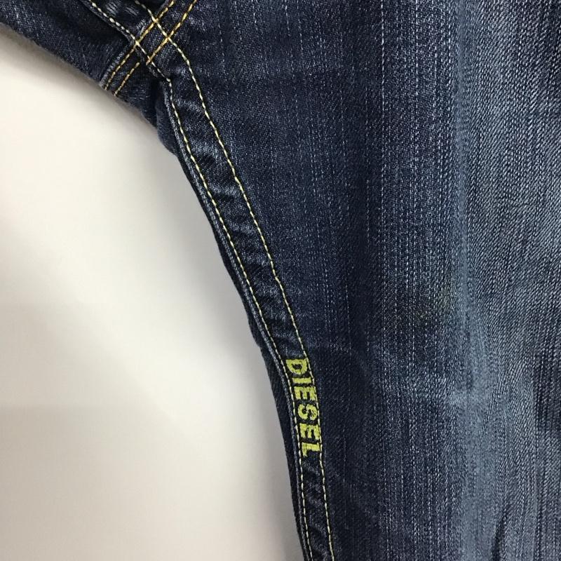 ディーゼル DIESEL パンツ デニム、ジーンズ デニムパンツ ストレートパンツ スリムパンツ カジュアルパンツ 33インチ 無地 インディゴ / インディゴ /  メンズ USED 古着 中古 10122045