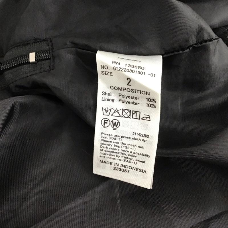 ムルーア MURUA スカート ロングスカート 012220801501 マーメイドスカート 2 無地 黒 / ブラック / レディース USED 古着 中古 10136505