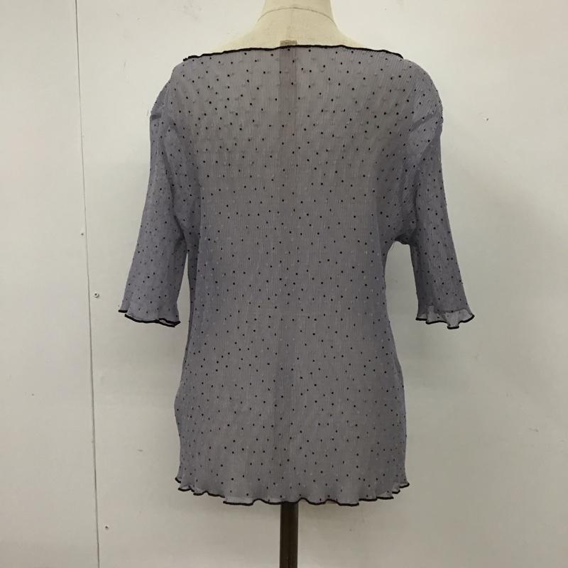 ロペピクニック ROPE PICNIC シャツ、ブラウス 半袖 GDH-14460-A ドットシアーブラウス 半袖ブラウス 38 ドット 灰 / グレー / レディース USED 古着 中古 10117404