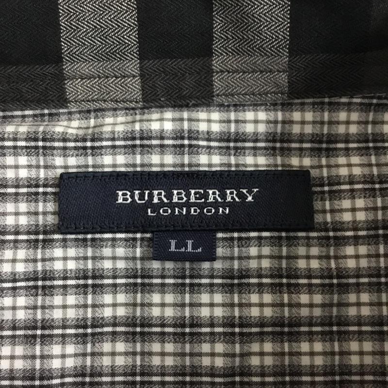 バーバリーロンドン Burberry London シャツ、ブラウス 半袖 半袖シャツ カラーシャツ 半袖カットソー チェックシャツ LL チェック マルチカラー / マルチカラー /  メンズ USED 古着 中古 10110037