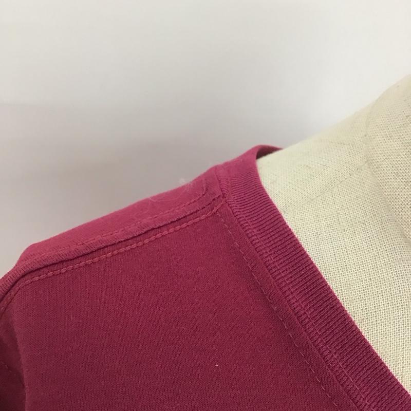 モンベル mont-bell Tシャツ 半袖 1114179 WICT 半袖カットソー プリントTシャツ XL ロゴ、文字 えんじ / ワインレッド / レディース USED 古着 中古 10126493