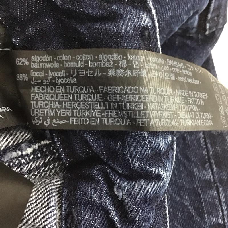 ザラ ZARA パンツ デニム、ジーンズ 36 無地 インディゴ / インディゴ / レディース USED 古着 中古 10140062