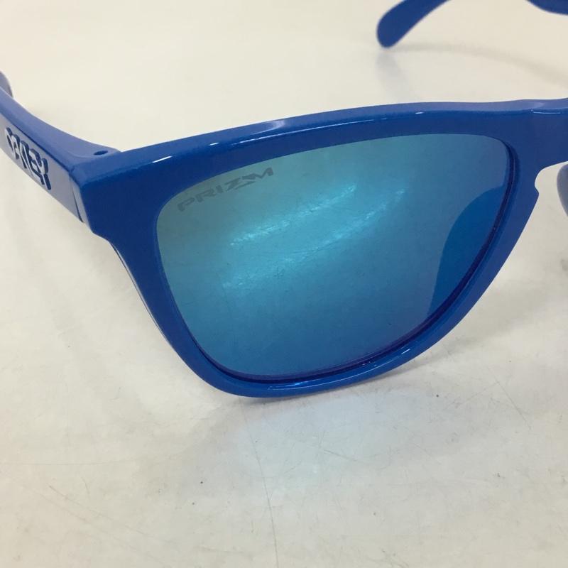 オークリー OAKLEY めがね・サングラス サングラス OO9245-B354 フロッグスキン Frogskins ミラーレンズ ロゴ、文字 青 / ブルー / メンズ USED 古着 中古 10134619