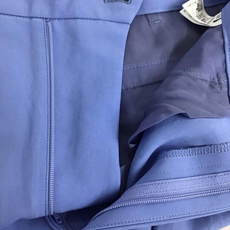 ユナイテッドアローズ UNITED ARROWS パンツ スラックス 1514-162-5028 TAツイルタックテーパードパンツ 38 無地 水色 / ライトブルー / レディース USED 古着 中古 10137291
