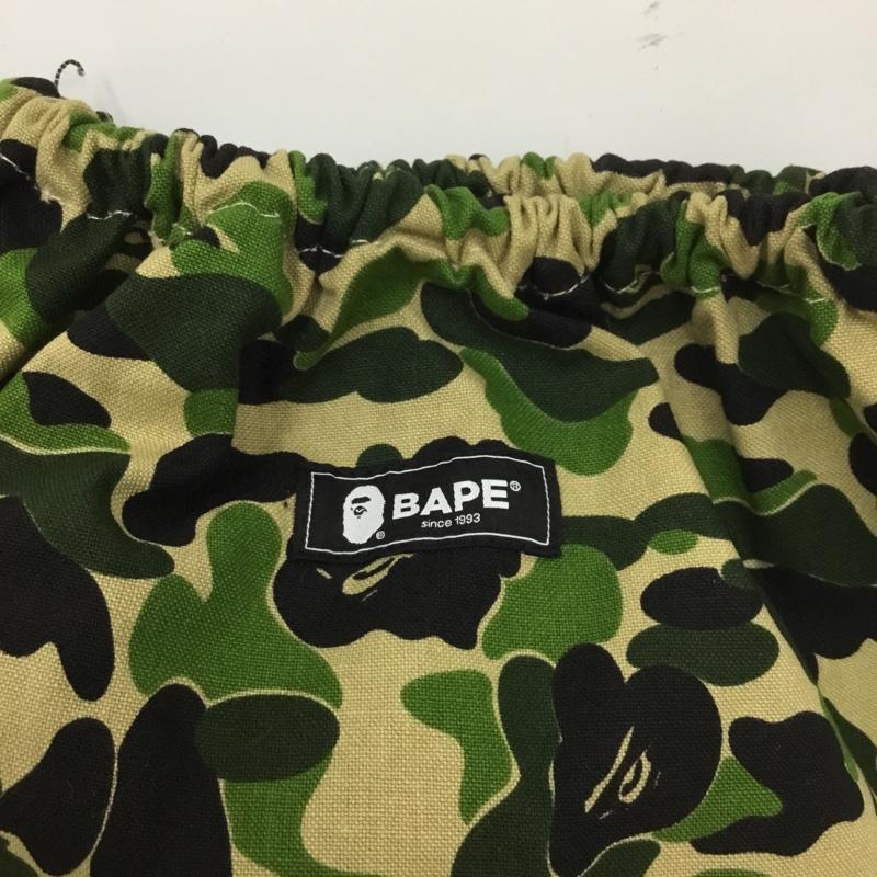 アベイシングエイプ A BATHING APE トートバッグ トートバッグ ABC CAMO CLEAR TOTE BAG クリアバッグ 巾着 プリント 透明 / クリア / メンズ USED 古着 中古 10138499