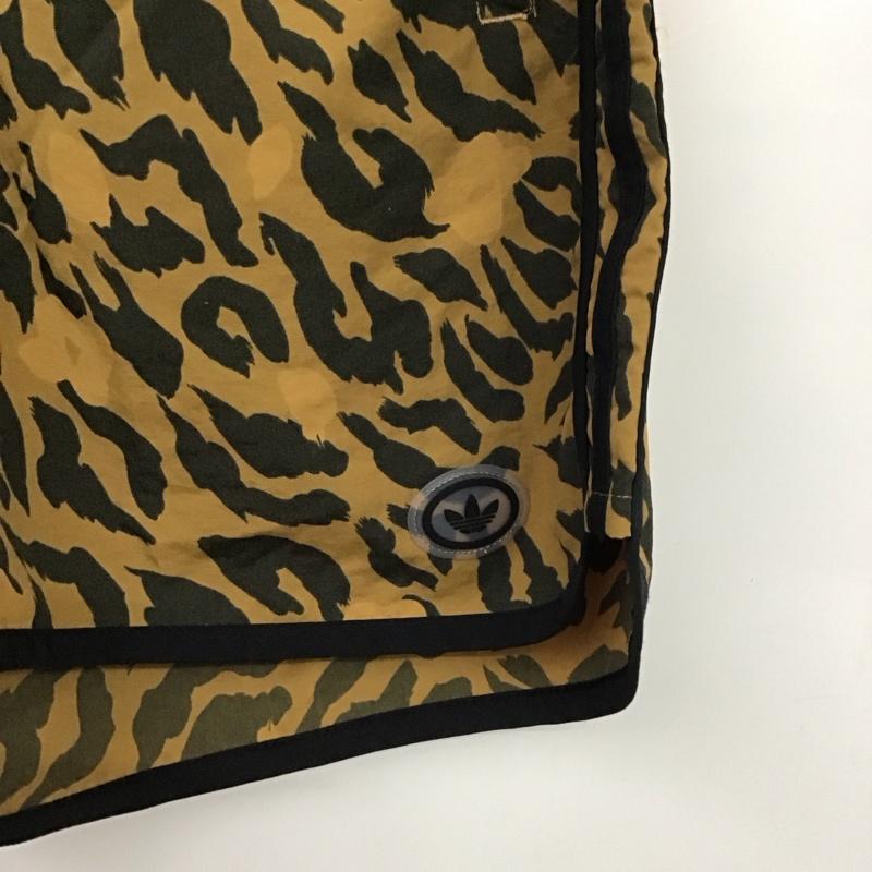 アディダス adidas パンツ ショートパンツ fm1370 オールオーバープリントスカラップショーツ ハーフパンツ L ヒョウ柄・レオパード柄 マルチカラー / マルチカラー / メンズ USED 古着 中古 10130750