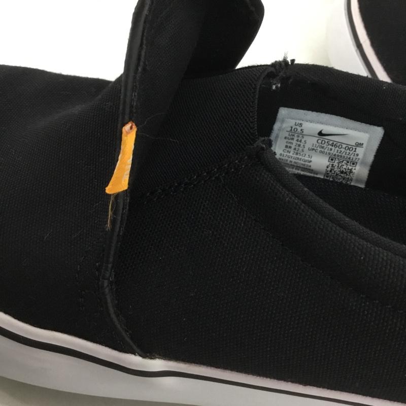 ナイキ NIKE スニーカー スニーカー CD5460-001 コート ロイヤル AC SLP スリッポン 28.5cm 28.5cm 無地 黒 / ブラック / メンズ USED 古着 中古 10139069