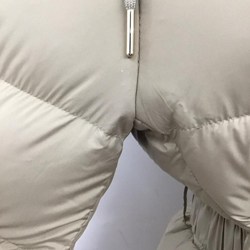 ザラ ZARA コート ダウンコート 0518/243/745 S 無地 ベージュ / ベージュ / レディース USED 古着 中古 10123582