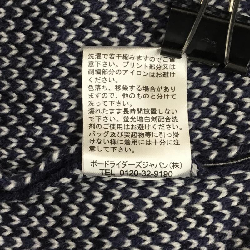 ビラボン BILLABONG ニット、セーター 長袖 BILLABONG セーター BD012-601 M ロゴ、文字 紺 / ネイビー / メンズ USED 古着 中古 10122365