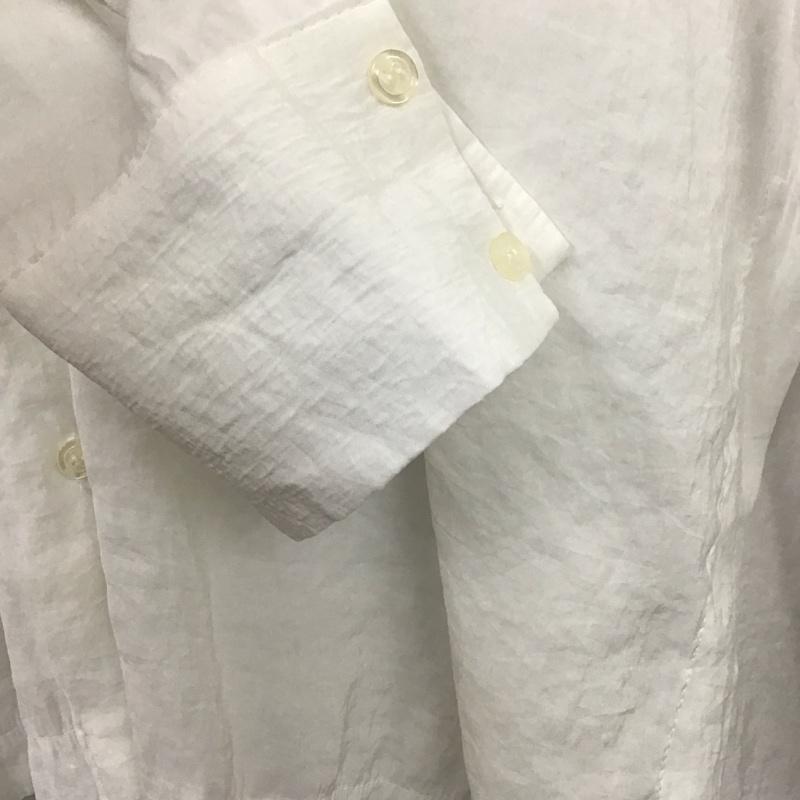 ザラ ZARA シャツ、ブラウス 長袖 3067 022 712 オーバーサイズ S 無地 白 / ホワイト / レディース USED 古着 中古 10139237