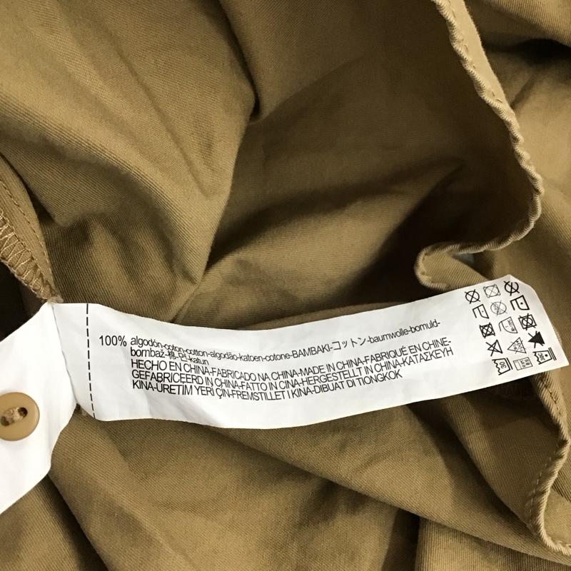 ザラ ZARA ワンピース ロングスカート 4530 801 704 シャツワンピース 長袖 XS 無地 茶 / ブラウン / レディース USED 古着 中古 10145967