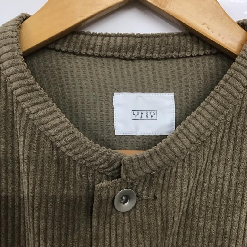 ローリーズファーム LOWRYS FARM ジャケット、上着 ジャケット、ブレザー コーデュロイジャケット FREE 無地 茶 / ブラウン / レディース USED 古着 中古 10133872