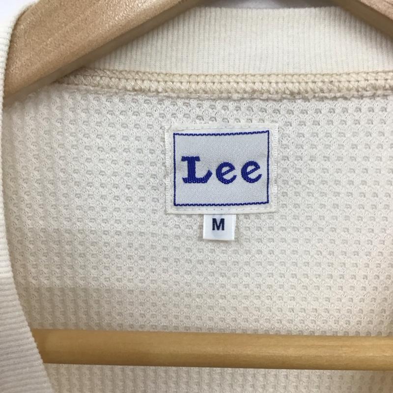 リー Lee カットソー 半袖 半袖カットソー プリントTシャツ クルーネックカットソー ワッフル M ロゴ、文字 ベージュ / ベージュ / レディース USED 古着 中古 10136285