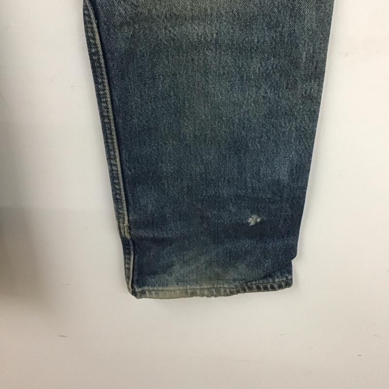 リーバイストラウスアンドコー Levi Strauss & co. パンツ デニム、ジーンズ デニムパンツ スリムパンツ カジュアルパンツ 32インチ ダメージ加工 インディゴ / インディゴ / メンズ USED 古着 中古 10128734