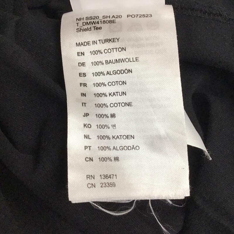 デウスエクスマキナ DEUS EX MACHINA Tシャツ 半袖 半袖カットソー プリントTシャツ クルーネックカットソー L ロゴ、文字 黒 / ブラック / メンズ USED 古着 中古 10135912