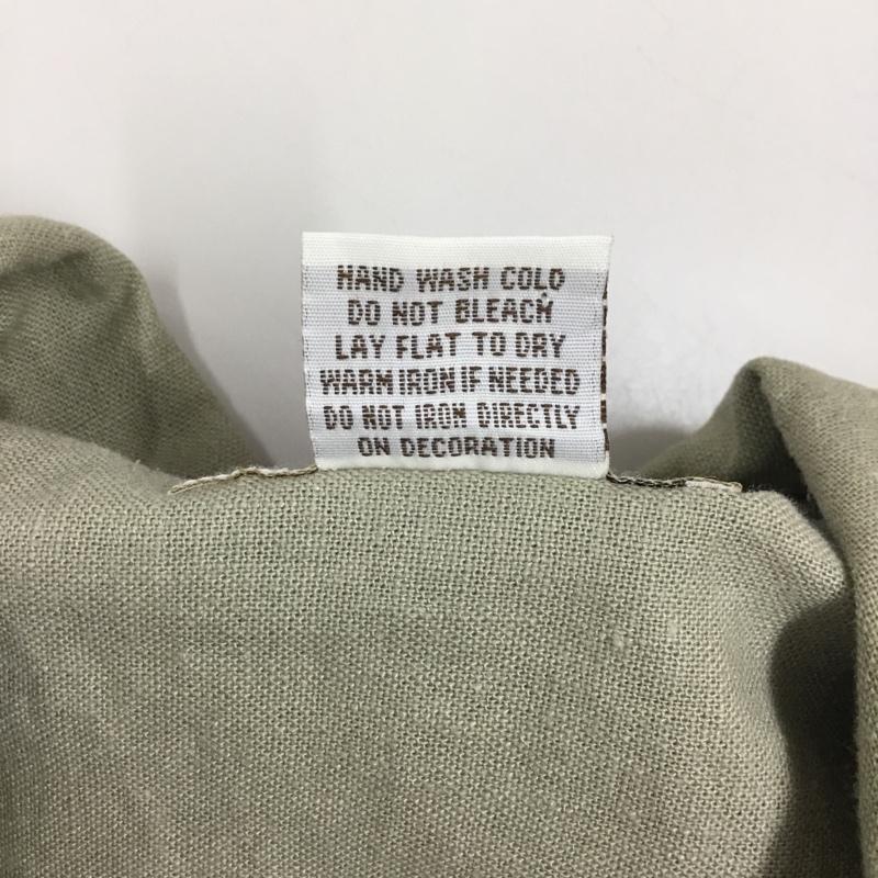 古着 USED シャツ、ブラウス 半袖 半袖シャツ カラーシャツ 半袖カットソー 無地シャツ XXL 無地 ベージュ / ベージュ / メンズ USED 古着 中古 10122925