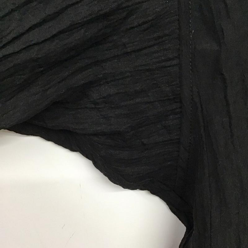 フリークスストア FREAK S STORE シャツ、ブラウス 長袖 長袖シャツ ノーカラーシャツ シースルーシャツ FREE 無地 黒 / ブラック / レディース USED 古着 中古 10135029