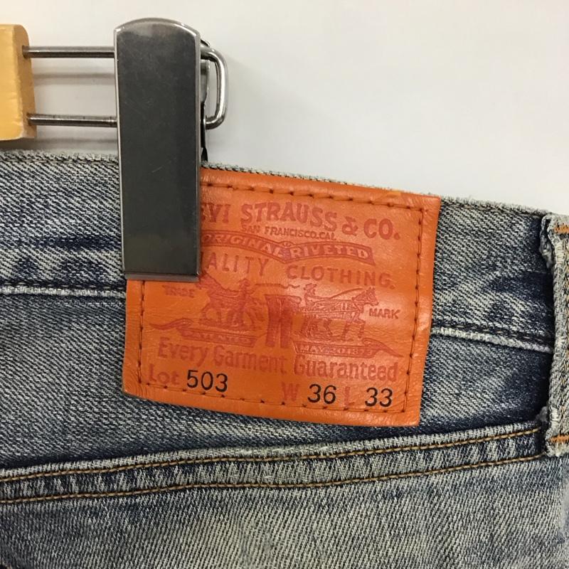 リーバイス Levi s パンツ デニム、ジーンズ 36インチ 無地 インディゴ / インディゴ /  メンズ USED 古着 中古 10123342