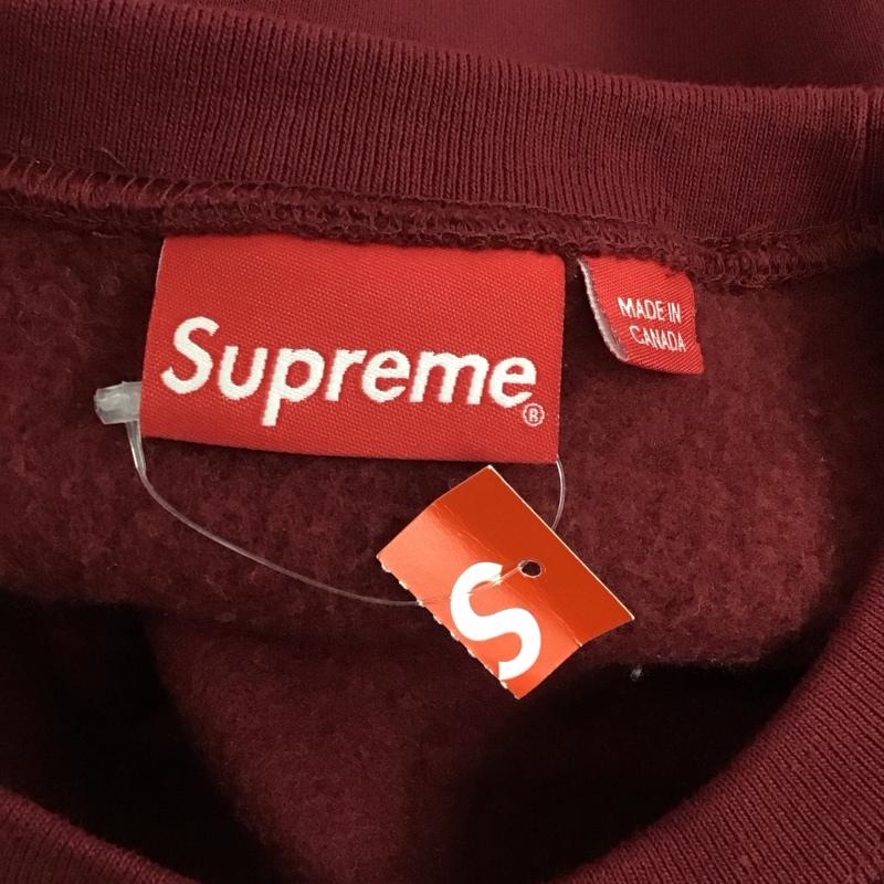 シュプリーム Supreme トレーナー 長袖 22AW BoxLogoCrewneck ボックスロゴスウェット クルーネックスウェット XL ロゴ、文字 えんじ / ワインレッド / メンズ USED 古着 中古 10110213
