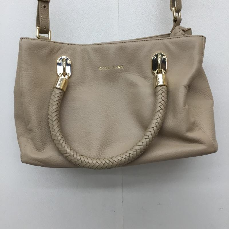 コールハーン COLE HAAN ショルダーバッグ ショルダーバッグ 無地 ベージュ / ベージュ / レディース USED 古着 中古 10133940