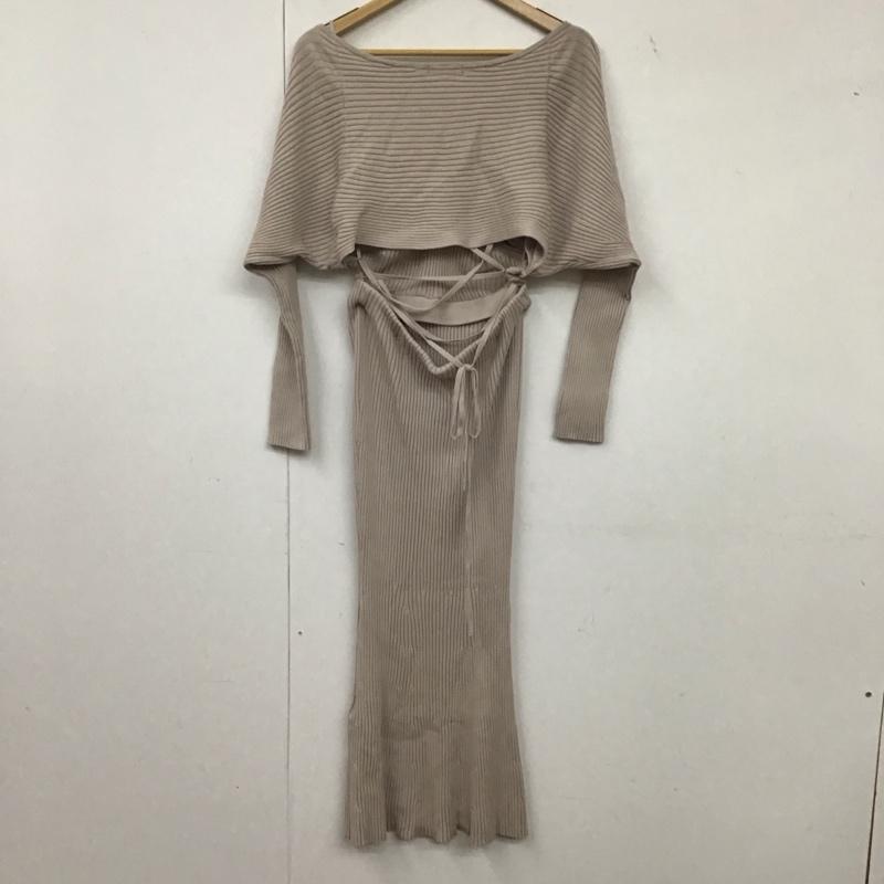 スナイデル SNIDEL ワンピース ロングスカート 長袖ニットワンピース ロングスカート リブニット 無地 マルチカラー / マルチカラー / レディース USED 古着 中古 10135211