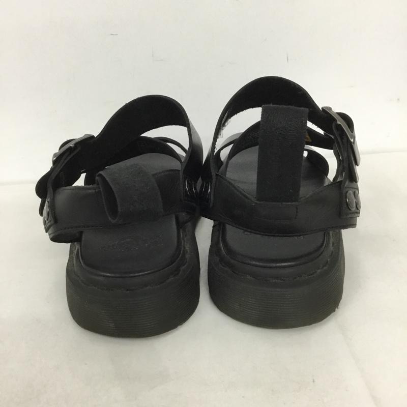 ドクターマーチン Dr.Martens サンダル サンダル レザー UK6 US:7 無地 黒 / ブラック / レディース USED 古着 中古 10131647