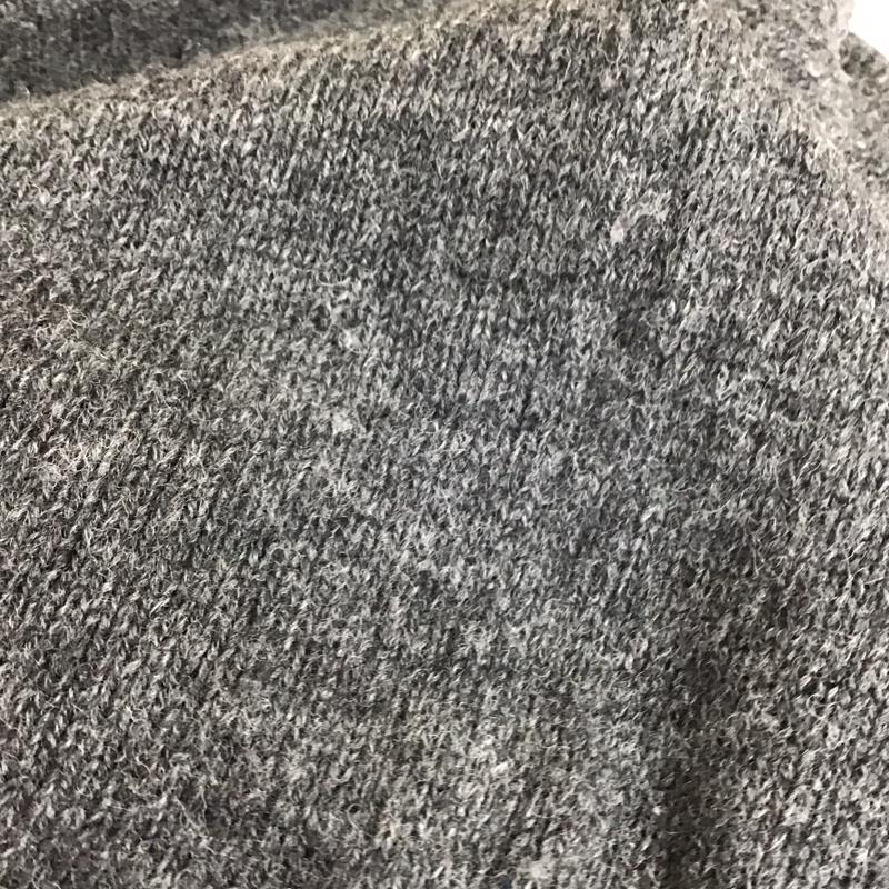カルバン・クライン Calvin Klein ニット、セーター 長袖 M 無地 灰 / グレー / メンズ USED 古着 中古 10120165