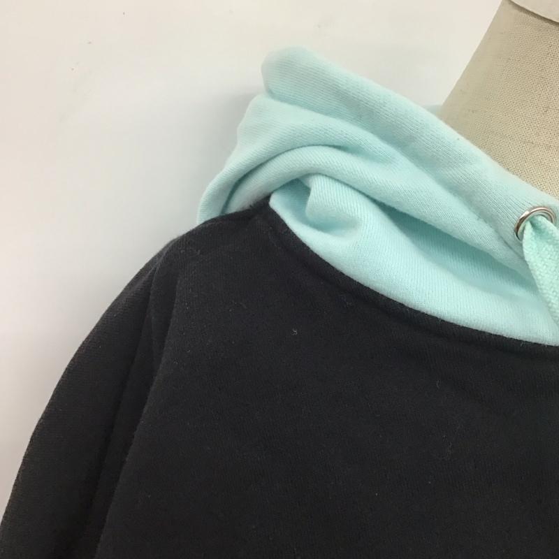 バンズ VANS パーカー 長袖 420AAA01-0060 ロデオクラウン S プリント X ロゴ、文字 黒 / ブラック / レディース USED 古着 中古 10108504