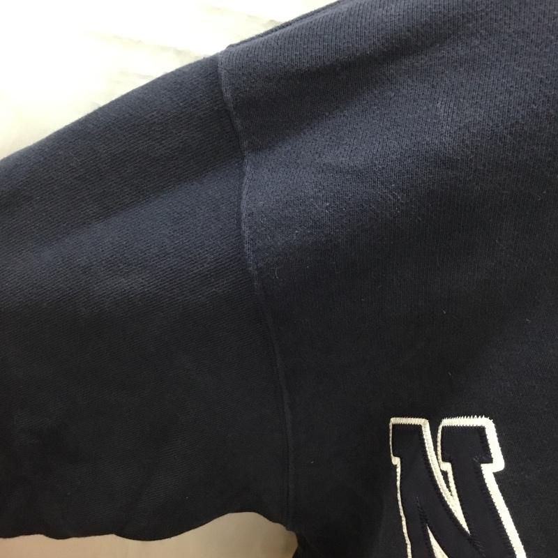 ノーティカ NAUTICA パーカー 長袖 長袖パーカー フード付きパーカー プリントスウェット トレーナー XL ロゴ、文字 紺 / ネイビー / メンズ USED 古着 中古 10114792