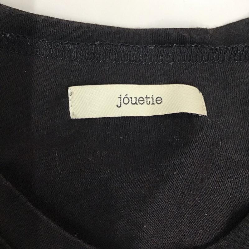 ジュエティ jouetie Tシャツ 半袖 M ロゴ、文字 黒 / ブラック / レディース USED 古着 中古 10116943
