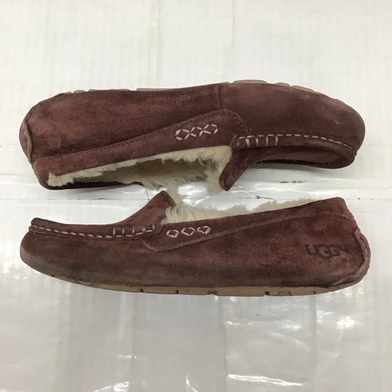 アグ UGG カジュアルシューズ カジュアルシューズ 3312 ANSLEY モカシン 23cm 23.0cm ロゴ、文字 紫 / パープル / レディース USED 古着 中古 10117347