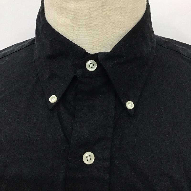 ラルフローレン RALPHLAUREN シャツ、ブラウス 長袖 長袖シャツ カラーシャツ ボタンダウンシャツ 長袖カットソー M ロゴ、文字 黒 / ブラック /  メンズ USED 古着 中古 10112487