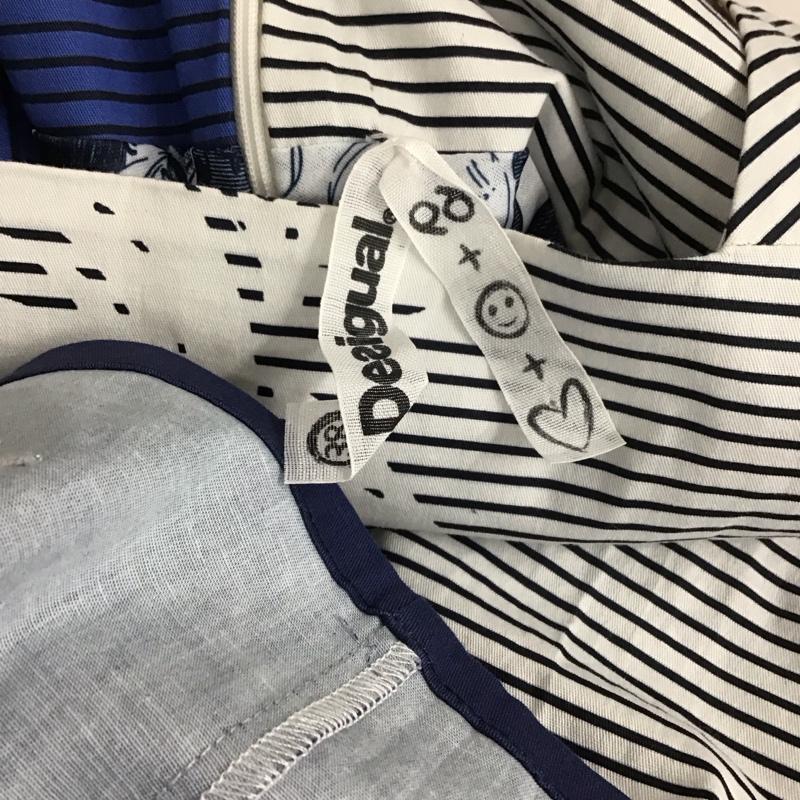 デシグアル Desigual ワンピース ひざ丈スカート M41V2065 ノースリーブ 38 総柄 マルチカラー / マルチカラー / レディース USED 古着 中古 10131096