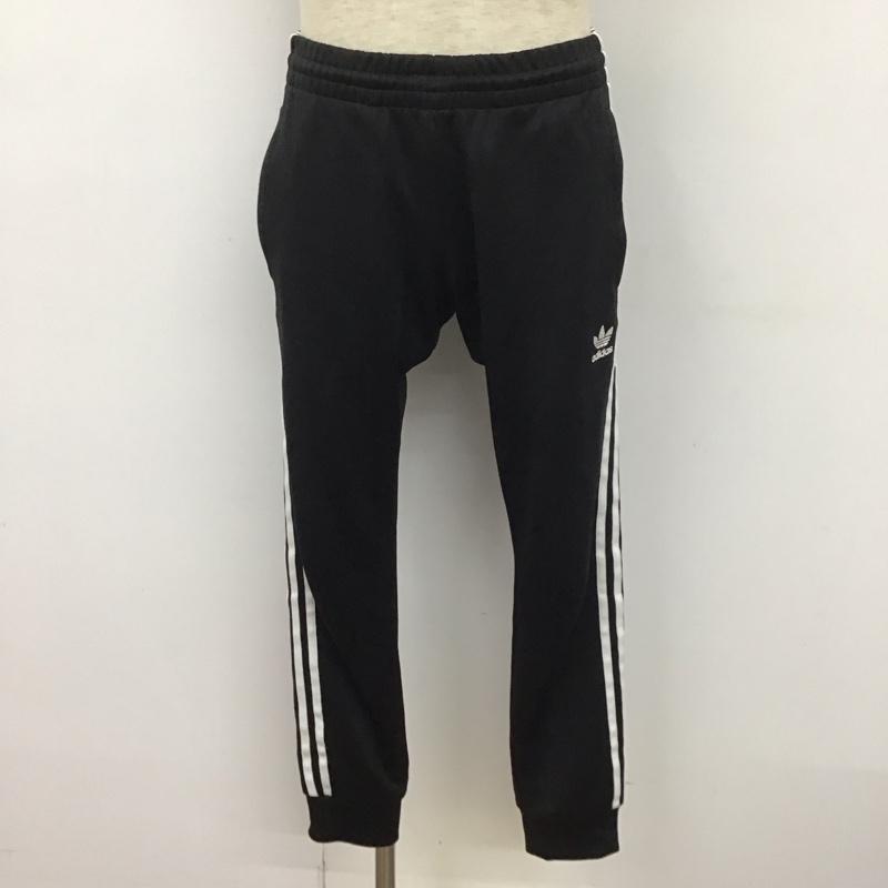 アディダス adidas ボトムス ボトムス cw1275 アディカラークラシックスSSTトラックパンツ ジャージ カジュアルパンツ S ロゴ、文字 黒 / ブラック / メンズ USED 古着 中古 10109765