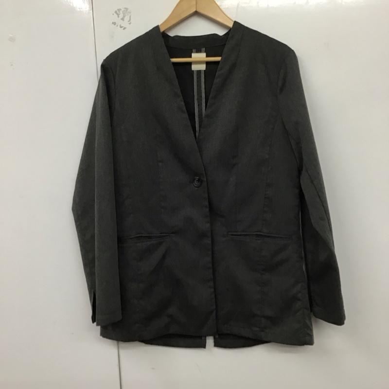 ナイロ nairo ジャケット、上着 ジャケット、ブレザー NJK2107001 FREE 無地 灰 / グレー / レディース USED 古着 中古 10129803