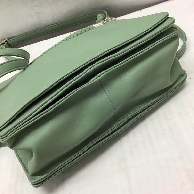 ルーニィ LOUNIE ショルダーバッグ ショルダーバッグ ハンドバッグ 2WAY ロゴ、文字 薄緑 / ライトグリーン / レディース USED 古着 中古 10114293