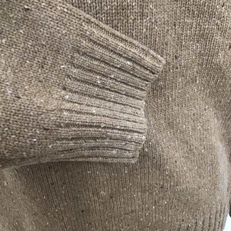 ブルックスブラザーズ BROOKS BROTHERS ニット、セーター 長袖 ショールカラー ウール M 無地 ベージュ / ベージュ / メンズ USED 古着 中古 10111249