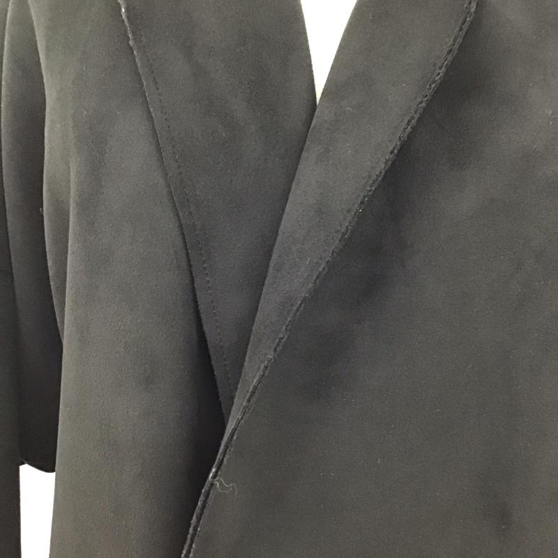 ザラ ZARA コート コート一般 ロングコート ロングジャケット カラージャケット アウター M 無地 黒 / ブラック / レディース USED 古着 中古 10120861