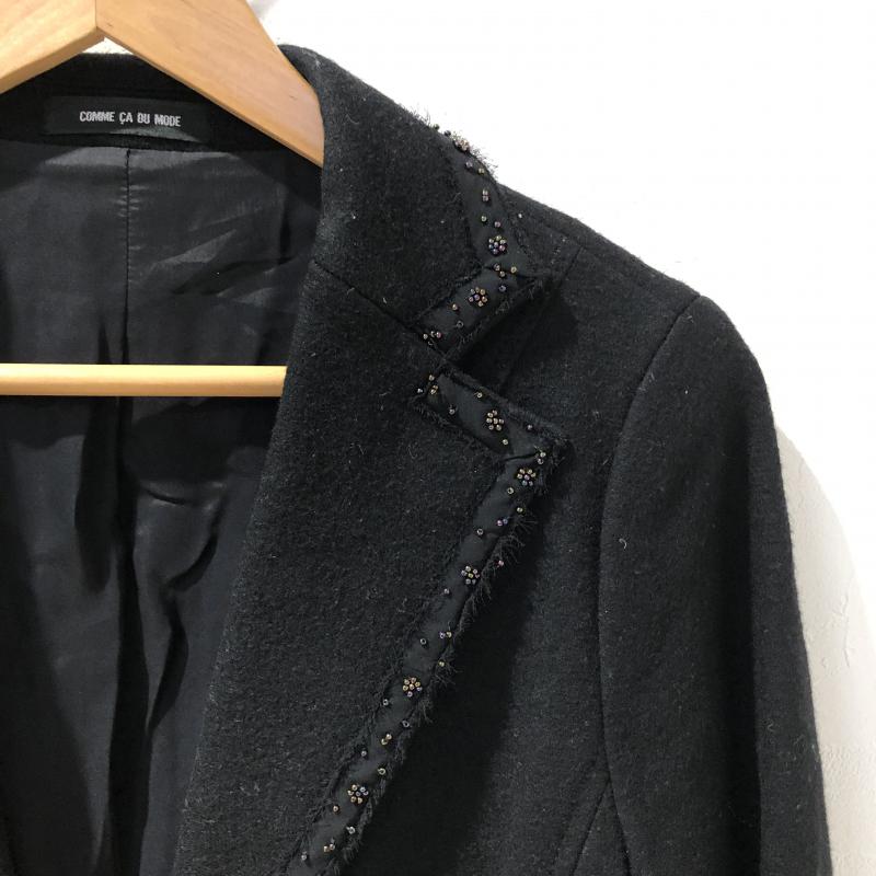 コムサデモード COMME CA DUMODE ジャケット、上着 ジャケット、ブレザー 無地 X 黒 / ブラック / レディース USED 古着 中古 10031399