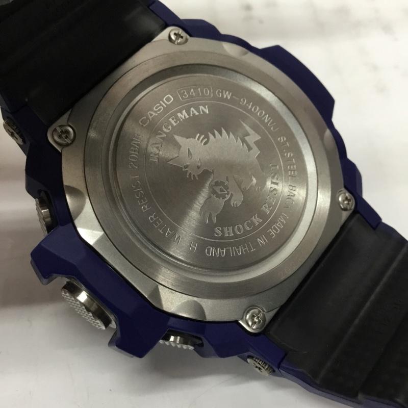 ジーショック G-SHOCK 腕時計 デジタル GW-9400NVJ RANGEMAN 箱有 ロゴ、文字 紺 / ネイビー / メンズ USED 古着 中古 10106424