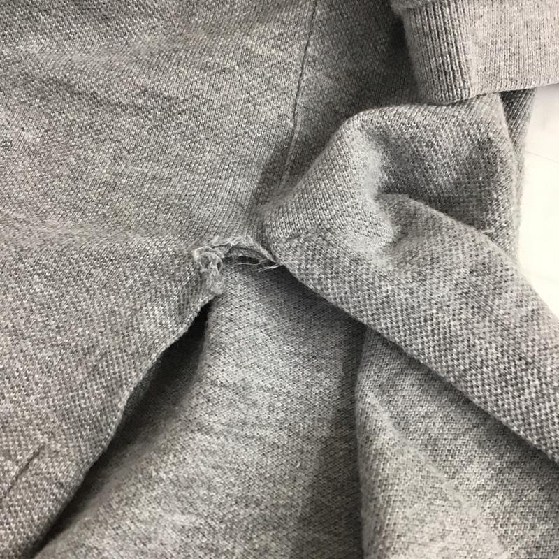 ポロバイラルフローレン Polo by RALPH LAUREN ポロシャツ 半袖 半袖ポロシャツ カラーシャツ 半袖カットソー M ロゴ、文字 灰 / グレー /  メンズ USED 古着 中古 10113011