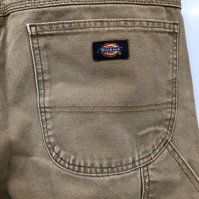 ディッキーズ Dickies パンツ ワークパンツ、ペインターパンツ 607645025674 ダックペインターパンツ 34×32 34 ワンポイント 茶 / ブラウン /  メンズ USED 古着 中古 10122628